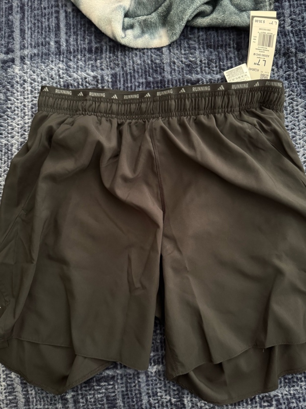 Carrera Black Athletic Shorts with Drawstring